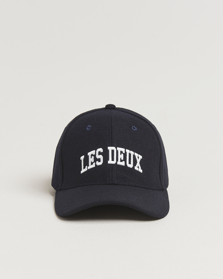 Heren | Hoeden en petten | LES DEUX | Wool Baseball Cap Dark Navy