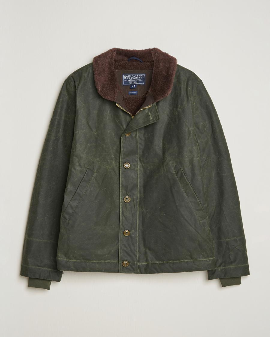 Heren | Jassen | Manifattura Ceccarelli | Deck Jacket Dark Green