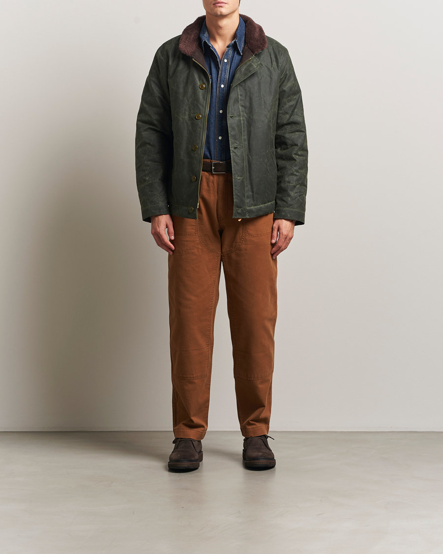 Heren | Jassen | Manifattura Ceccarelli | Deck Jacket Dark Green