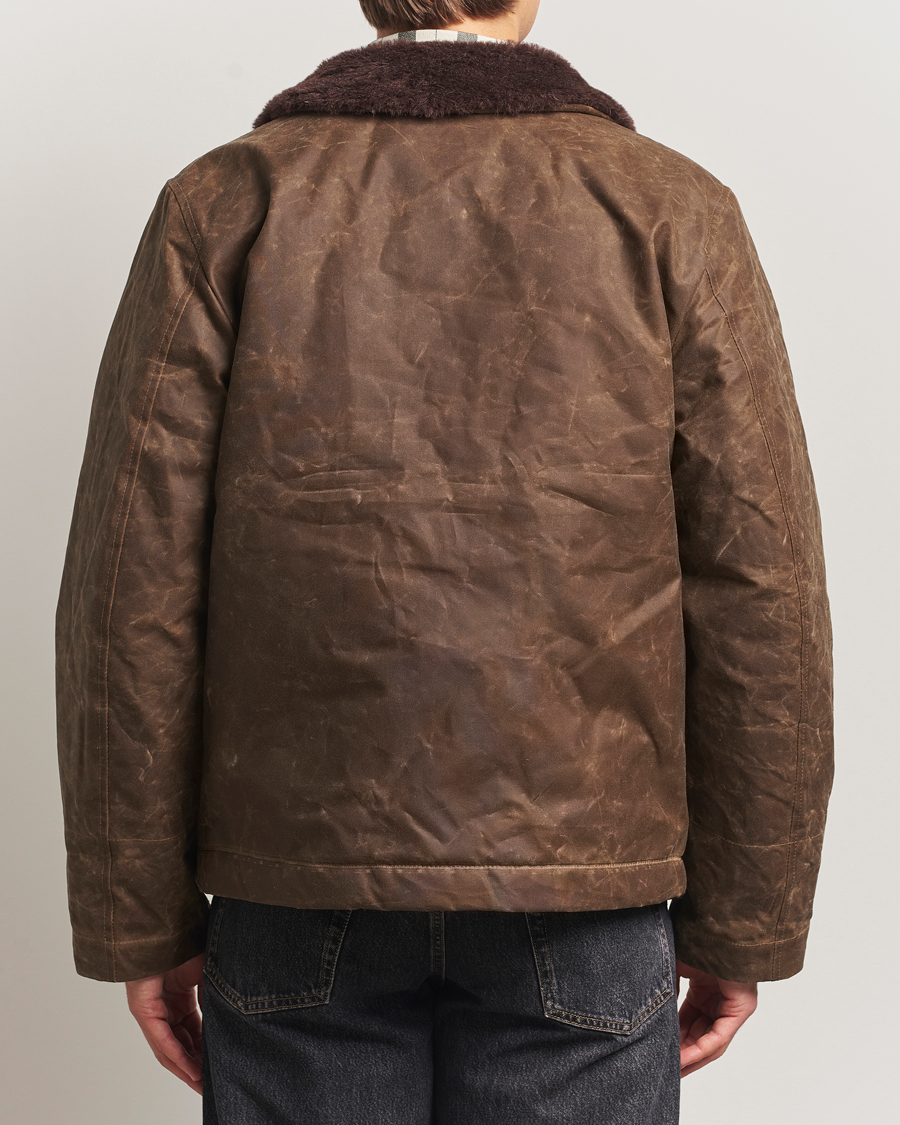 Heren | Jassen | Manifattura Ceccarelli | Deck Jacket Dark Tan