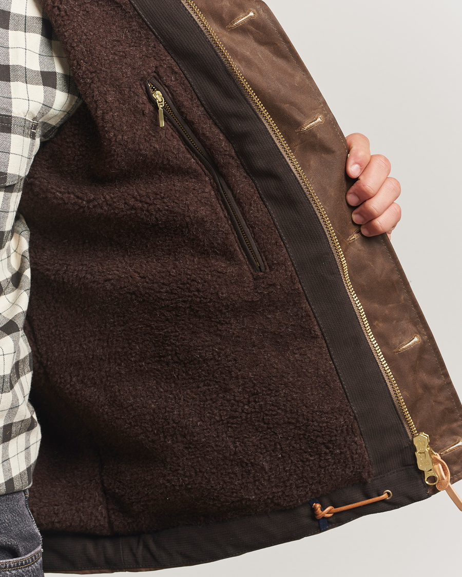 Heren | Jassen | Manifattura Ceccarelli | Deck Jacket Dark Tan