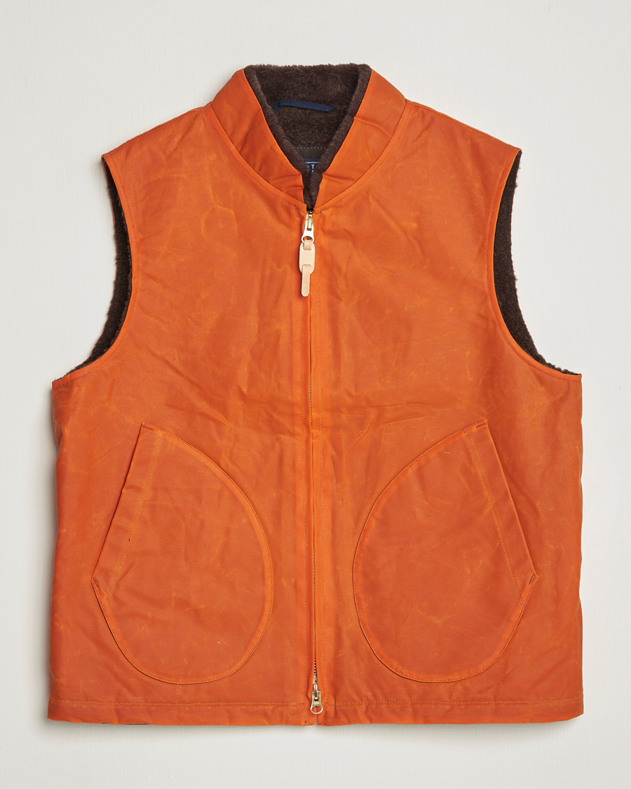 Heren | Gilets | Manifattura Ceccarelli | Mountain Vest Orange