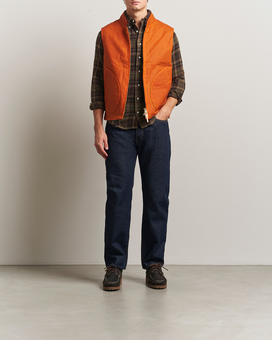 Heren | Gilets | Manifattura Ceccarelli | Mountain Vest Orange