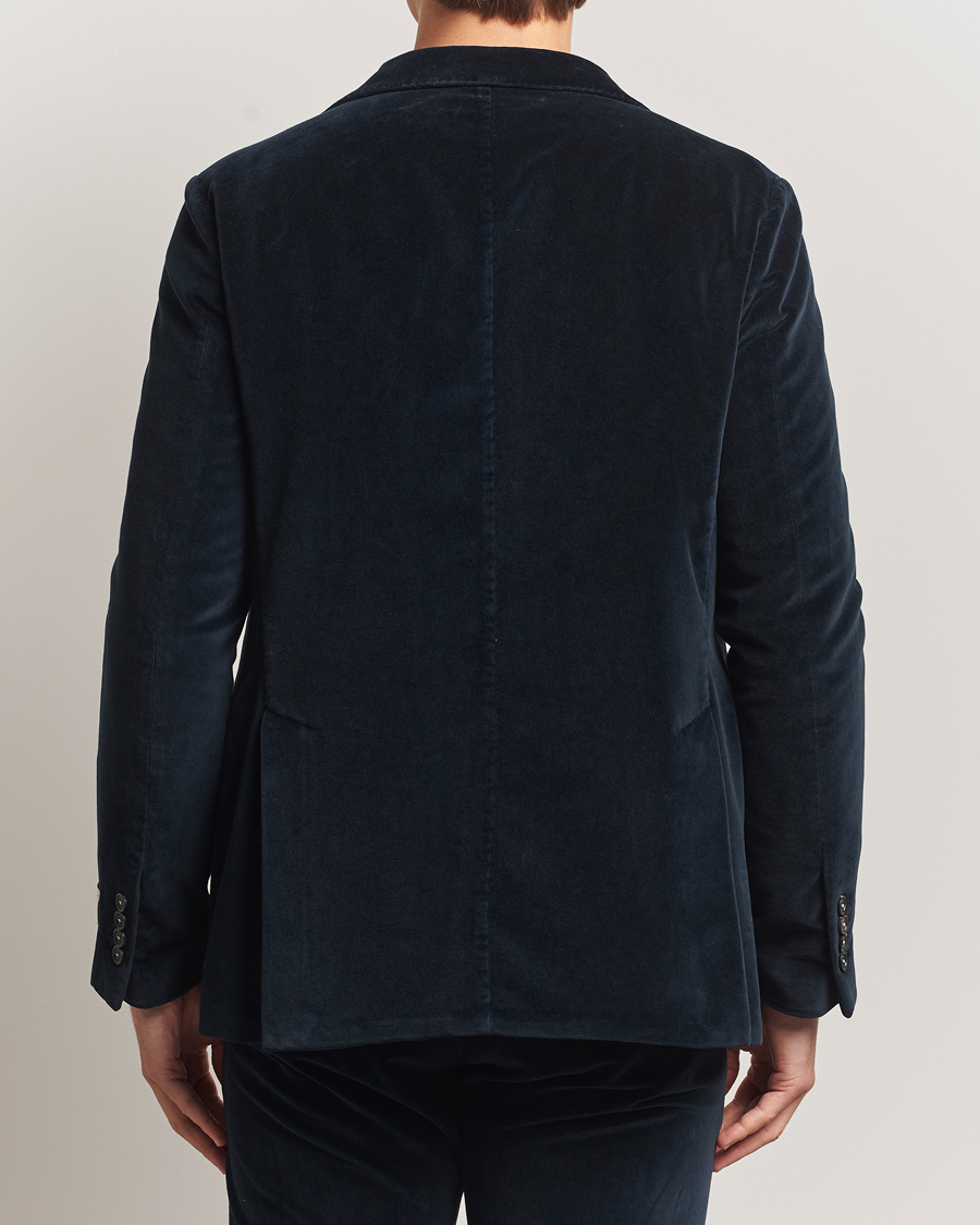 Heren | Blazers | Massimo Alba | Catch Velvet Blazer Navy