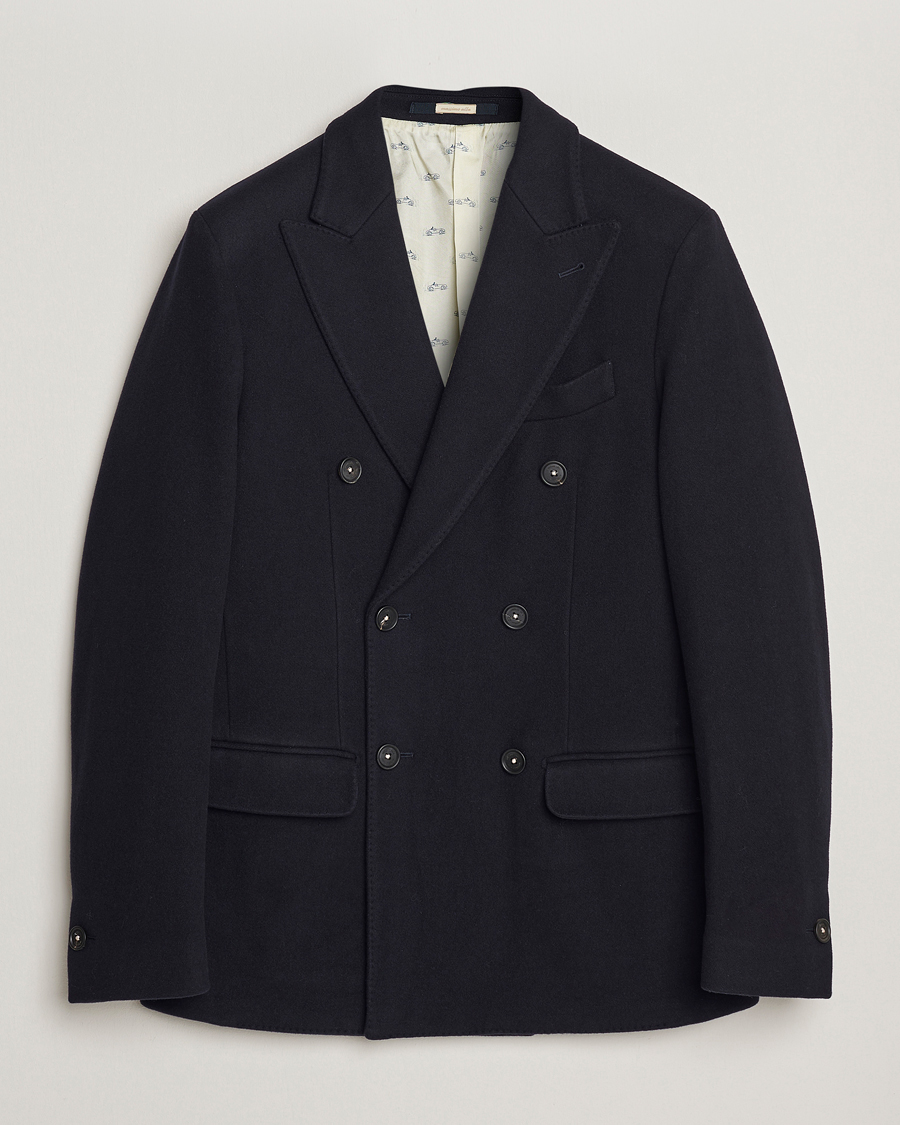 Heren | Jassen | Massimo Alba | Cashmere Peacoat Navy