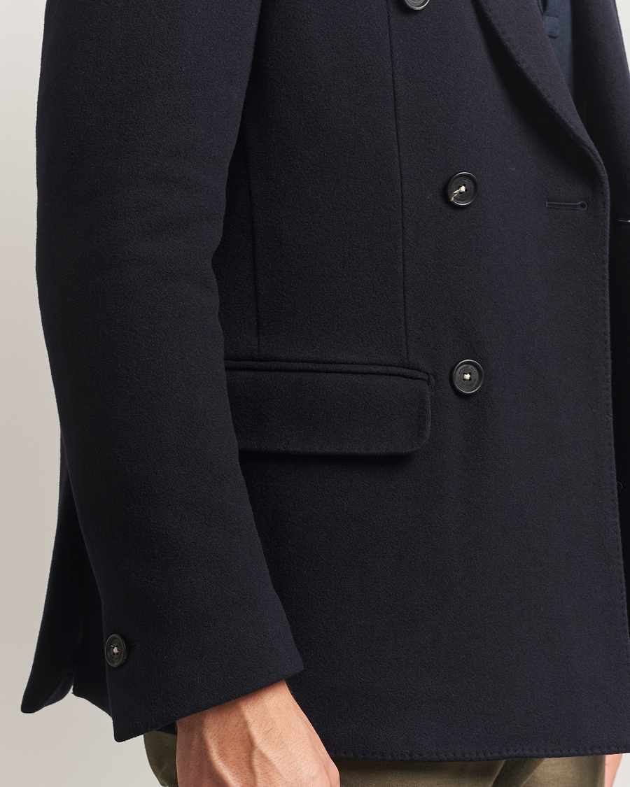 Heren | Jassen | Massimo Alba | Cashmere Peacoat Navy