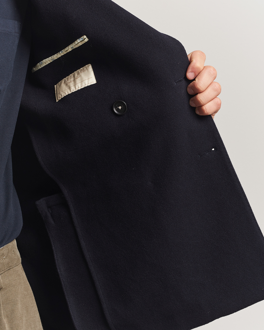 Heren | Jassen | Massimo Alba | Cashmere Peacoat Navy