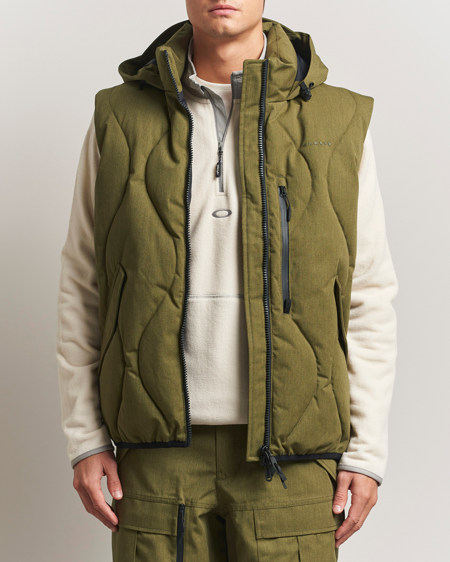 Heren | Gilets | Oakley | Baldface Puffer Vest Army Green