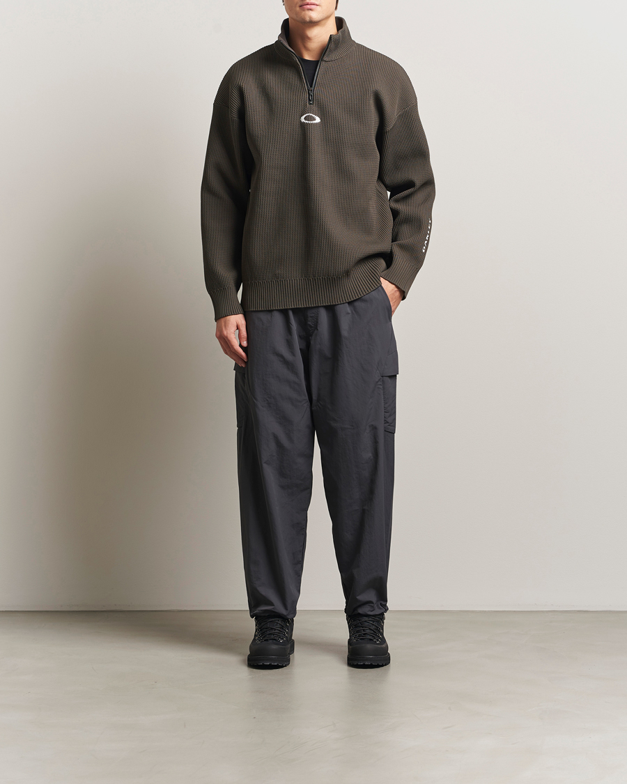 Heren | Truien | Oakley | FGL New Retro Half Zip Sweater Black