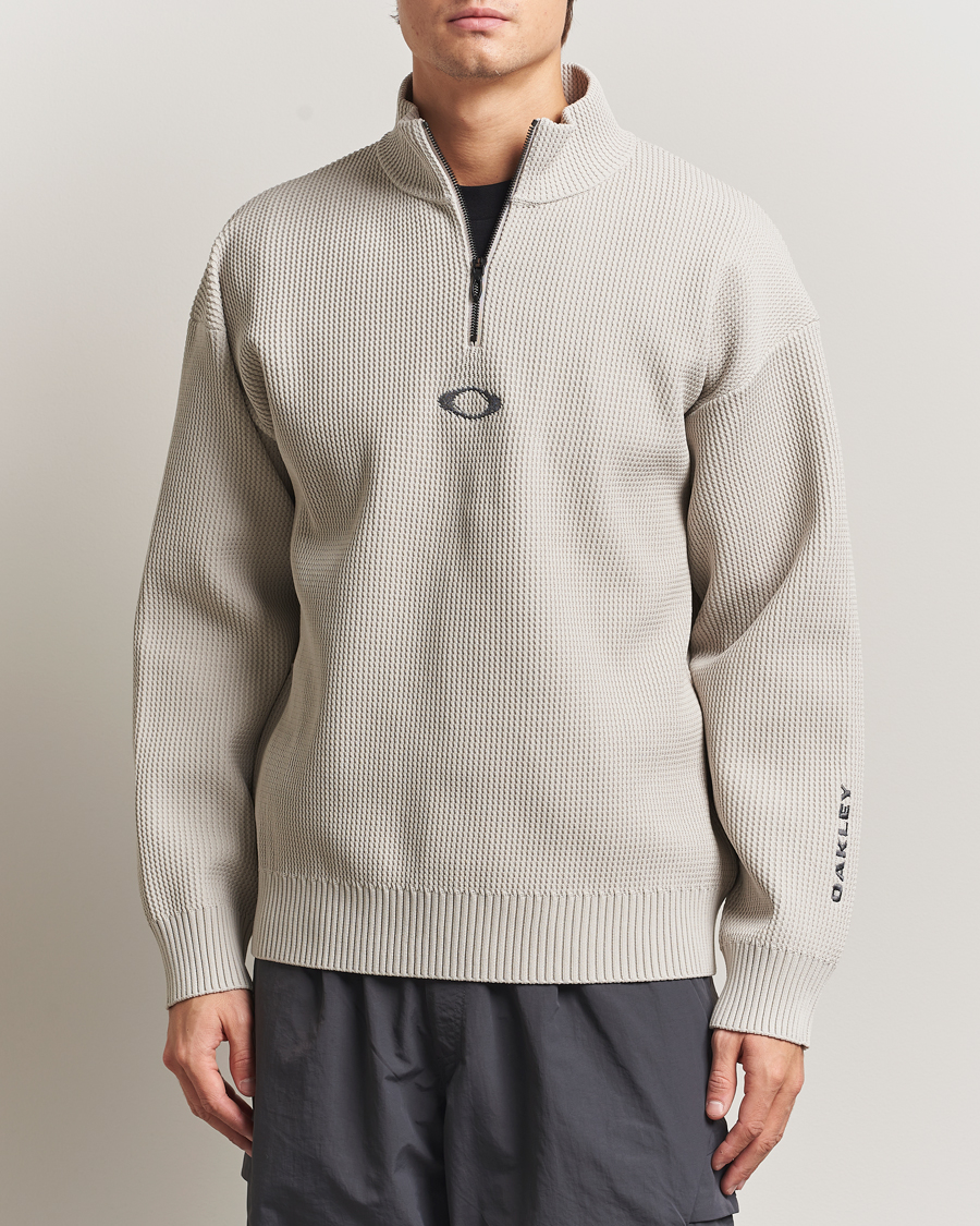 Heren | Truien | Oakley | FGL New Retro Half Zip Sweater Mist