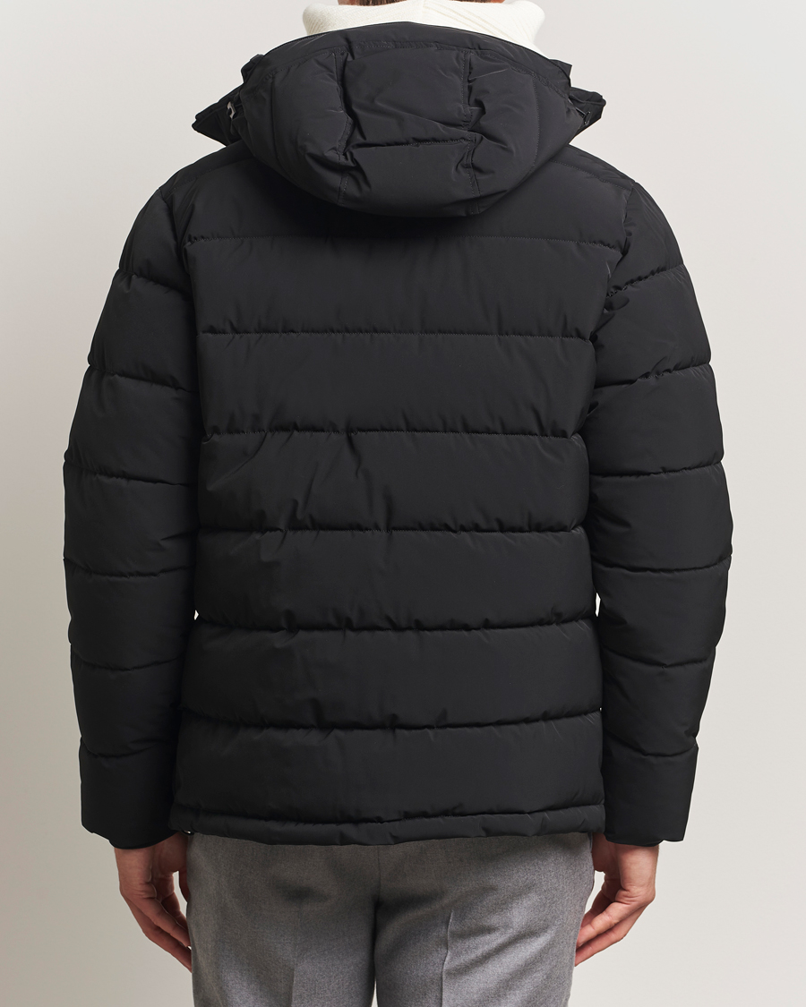 Heren | Jassen | Oscar Jacobson | Hooded Puffer Jacket Black