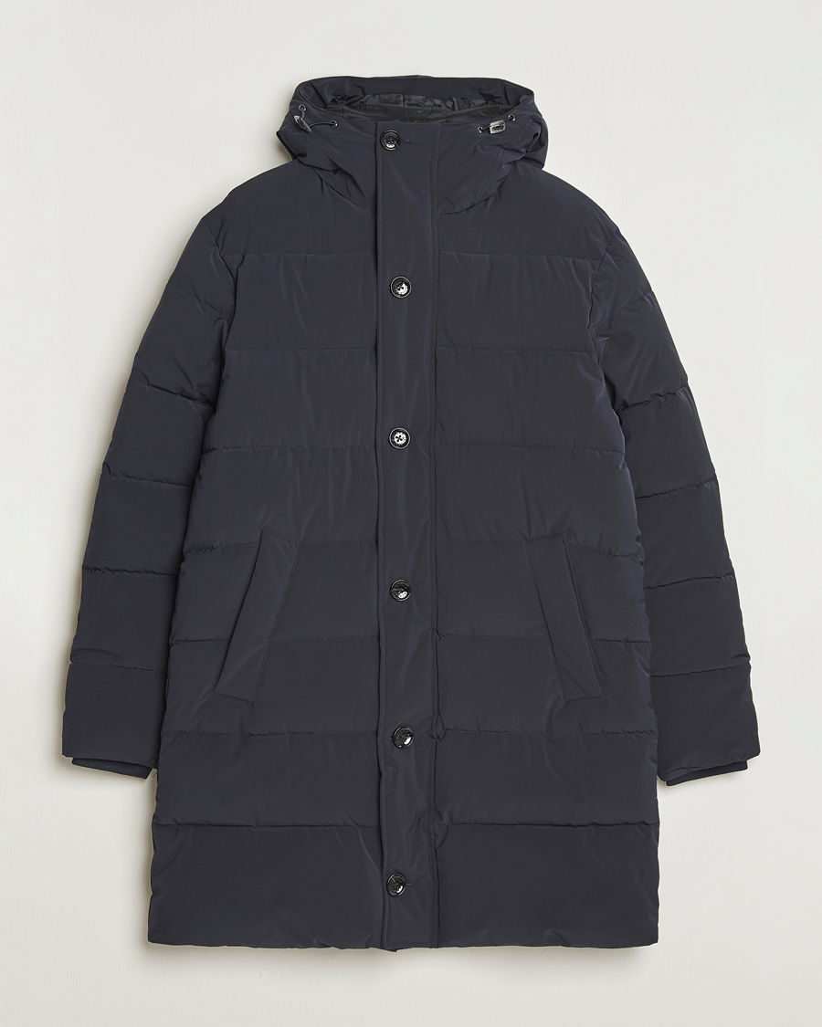 Heren | Jassen | Oscar Jacobson | Padded Parka Navy