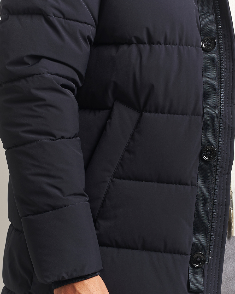 Heren | Jassen | Oscar Jacobson | Padded Parka Navy
