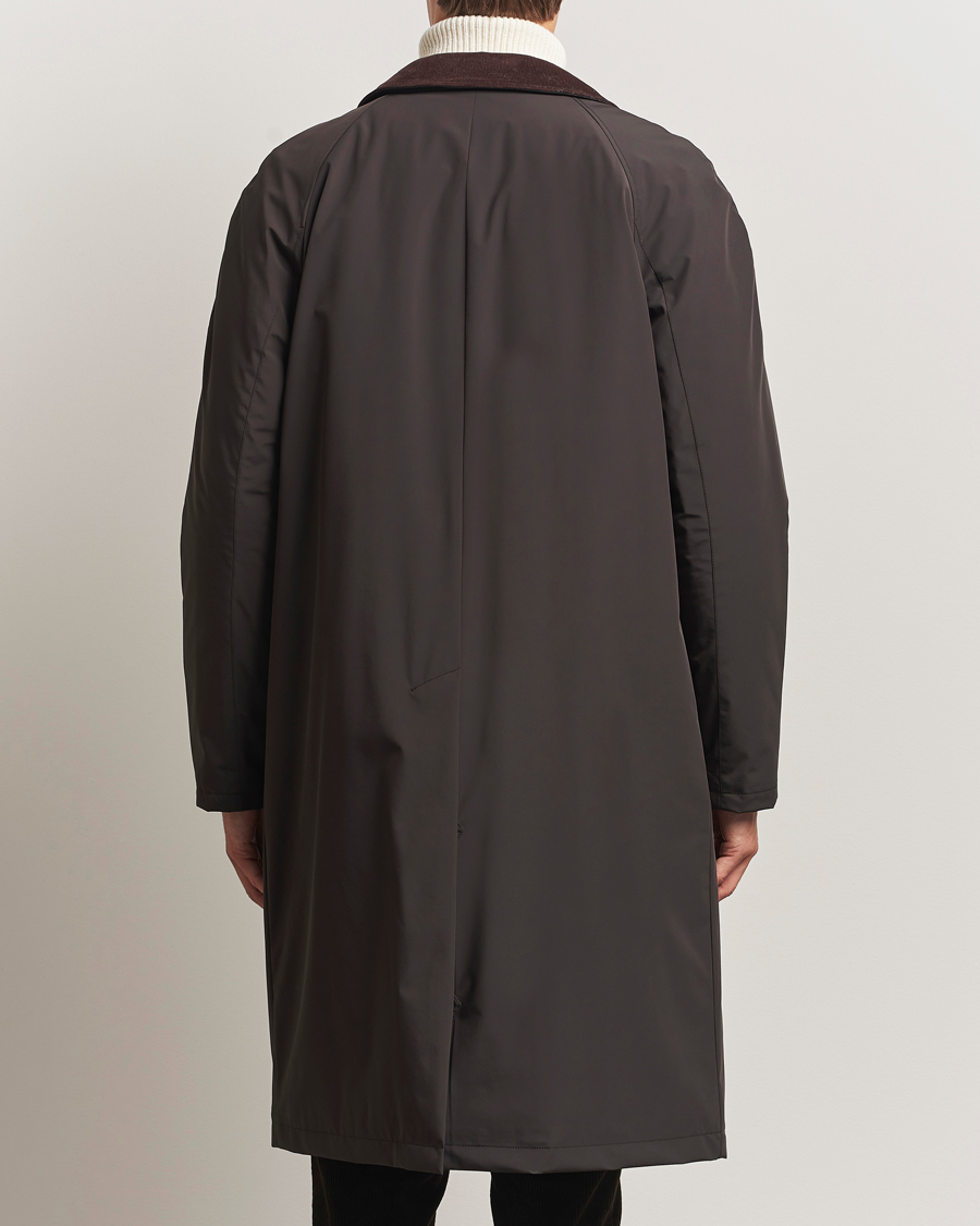 Heren | Jassen | Oscar Jacobson | Padded Raglan Nylon Coat Brown