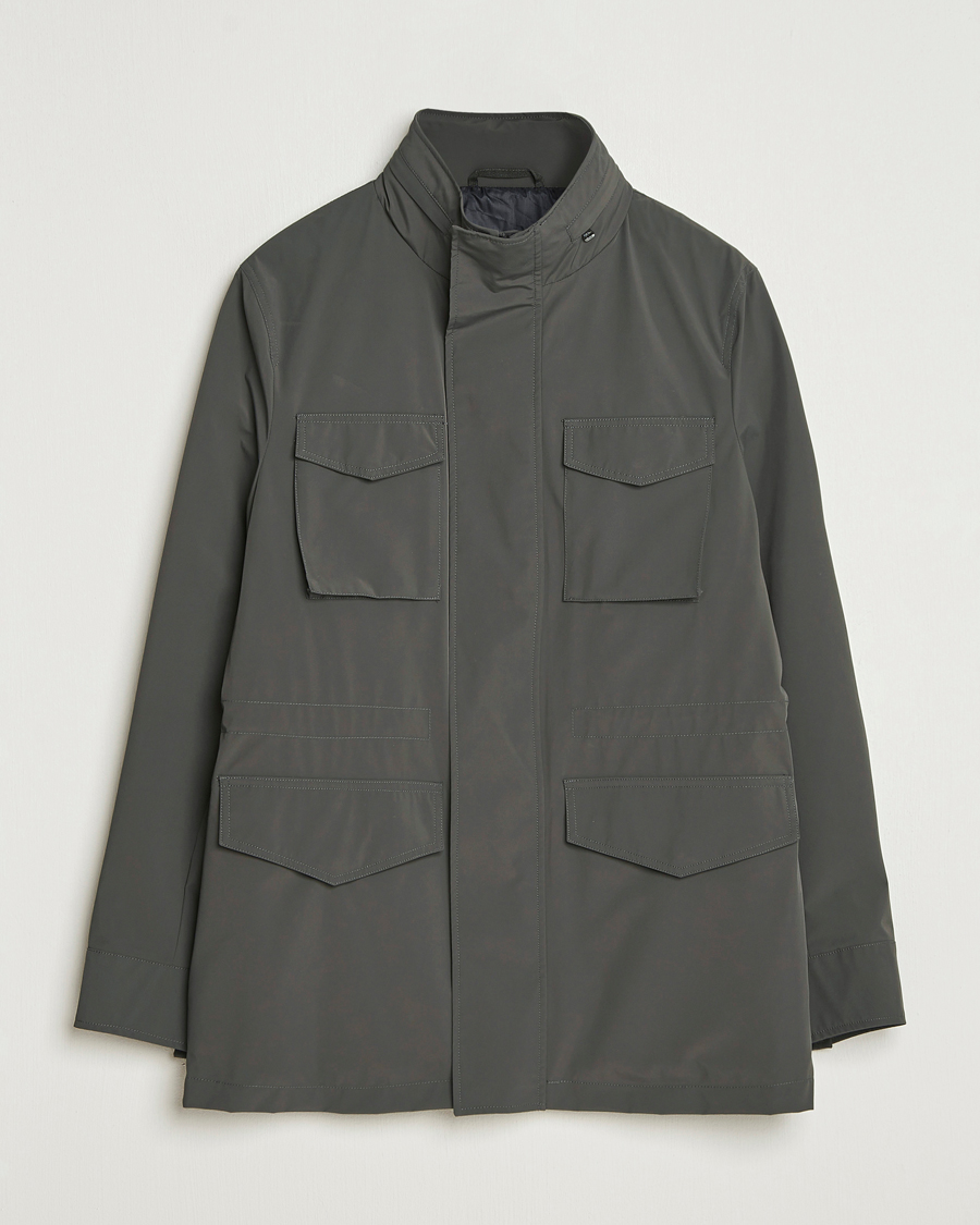Heren | Jassen | Oscar Jacobson | M65 Nylon Field Jacket Olive