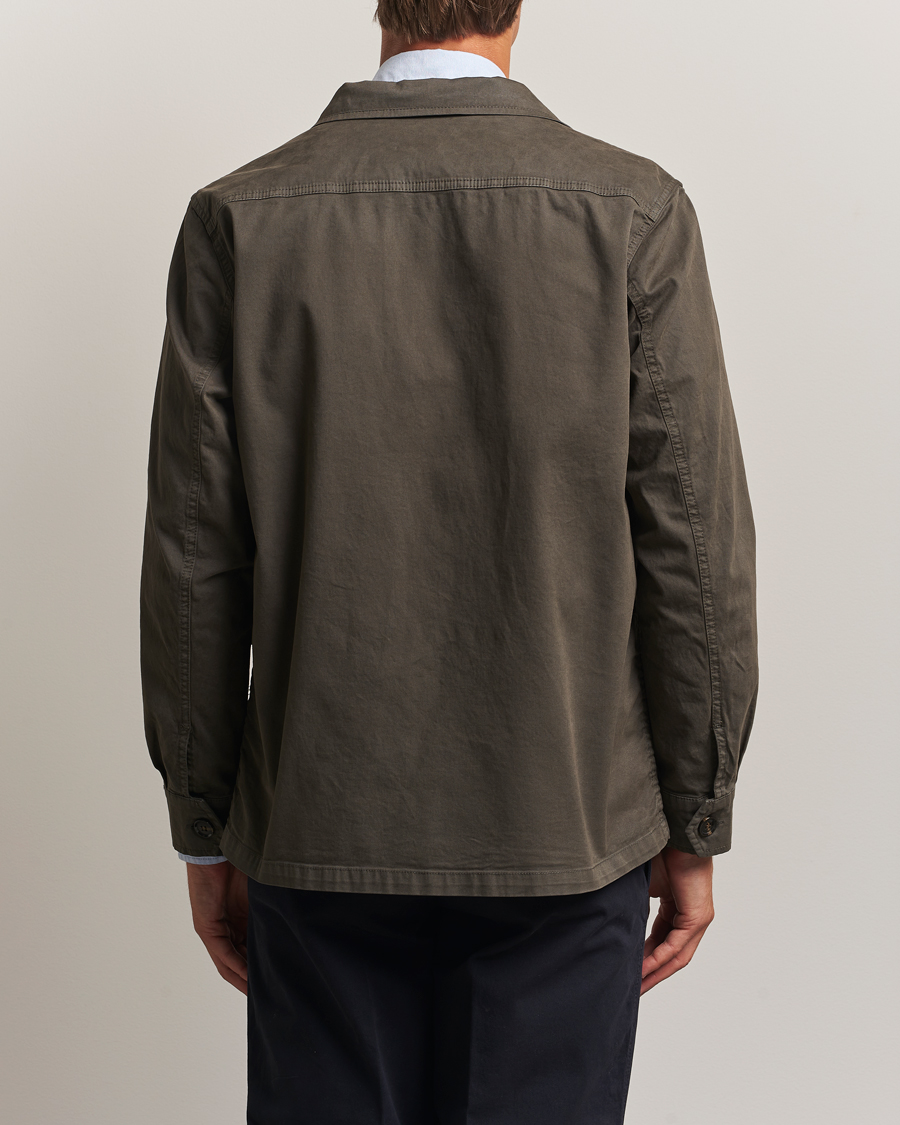 Heren | Overhemden | Oscar Jacobson | Safari Shirt Jacket Olive