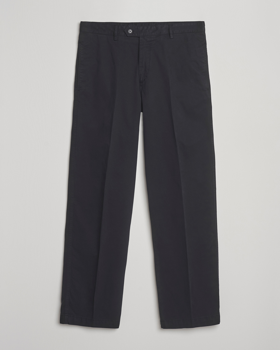 Heren | Broeken | Oscar Jacobson | Tanker Cotton Trousers Black