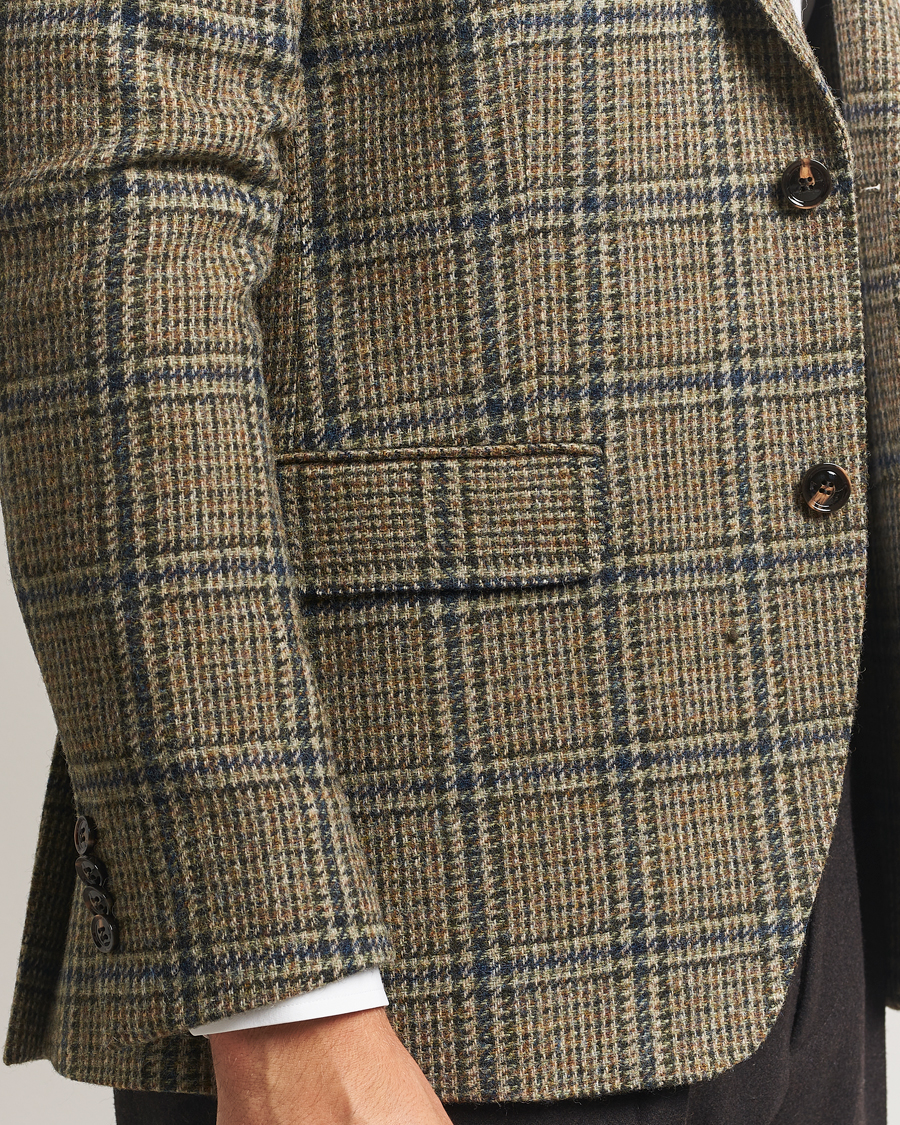 Heren | Blazers | Oscar Jacobson | Fogerty Moon Tweed Blazer Green