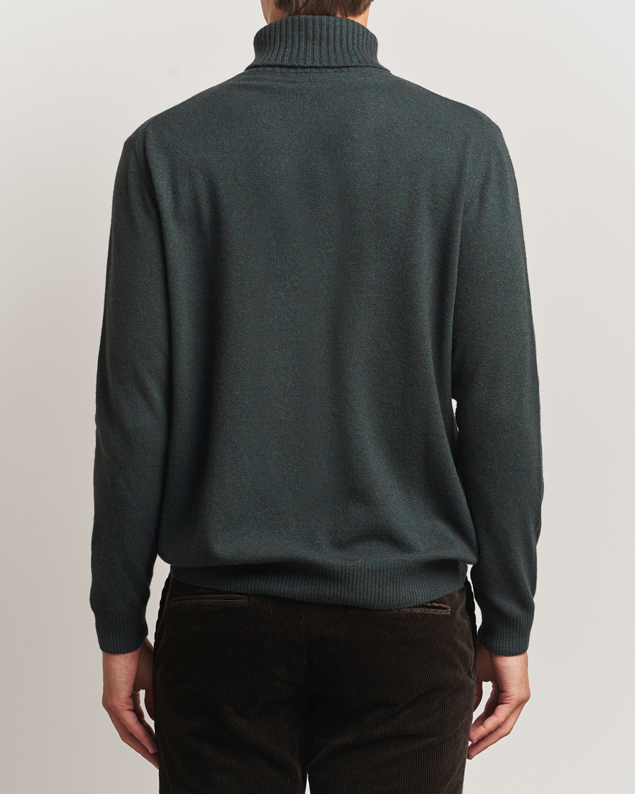Heren | Truien | Oscar Jacobson | Salim Wool/Cashmere Rollneck Green