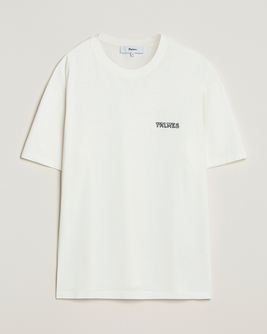 Heren | T-shirts | Palmes | Logo T-Shirt Broken White