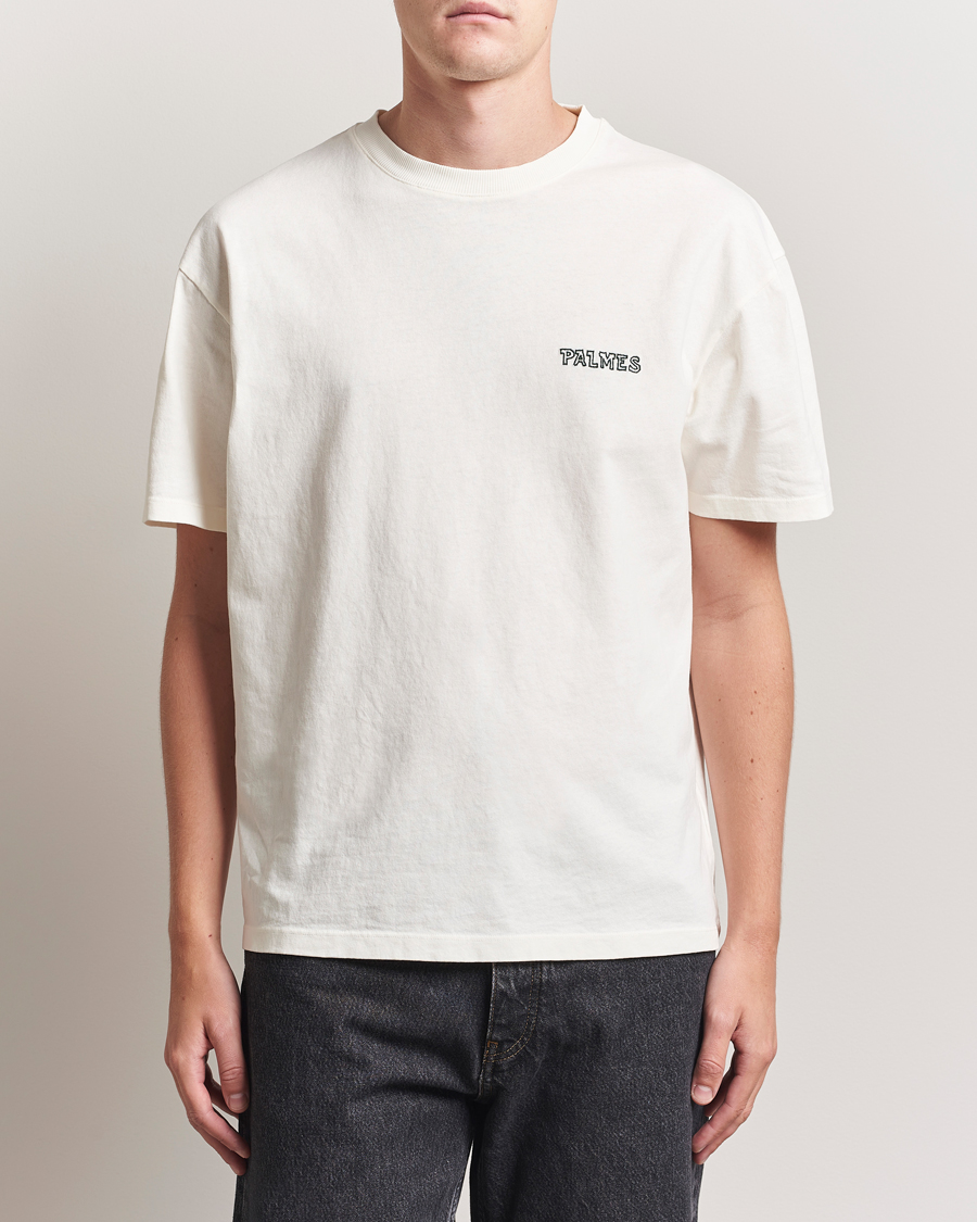 Heren | T-shirts | Palmes | Logo T-Shirt Broken White