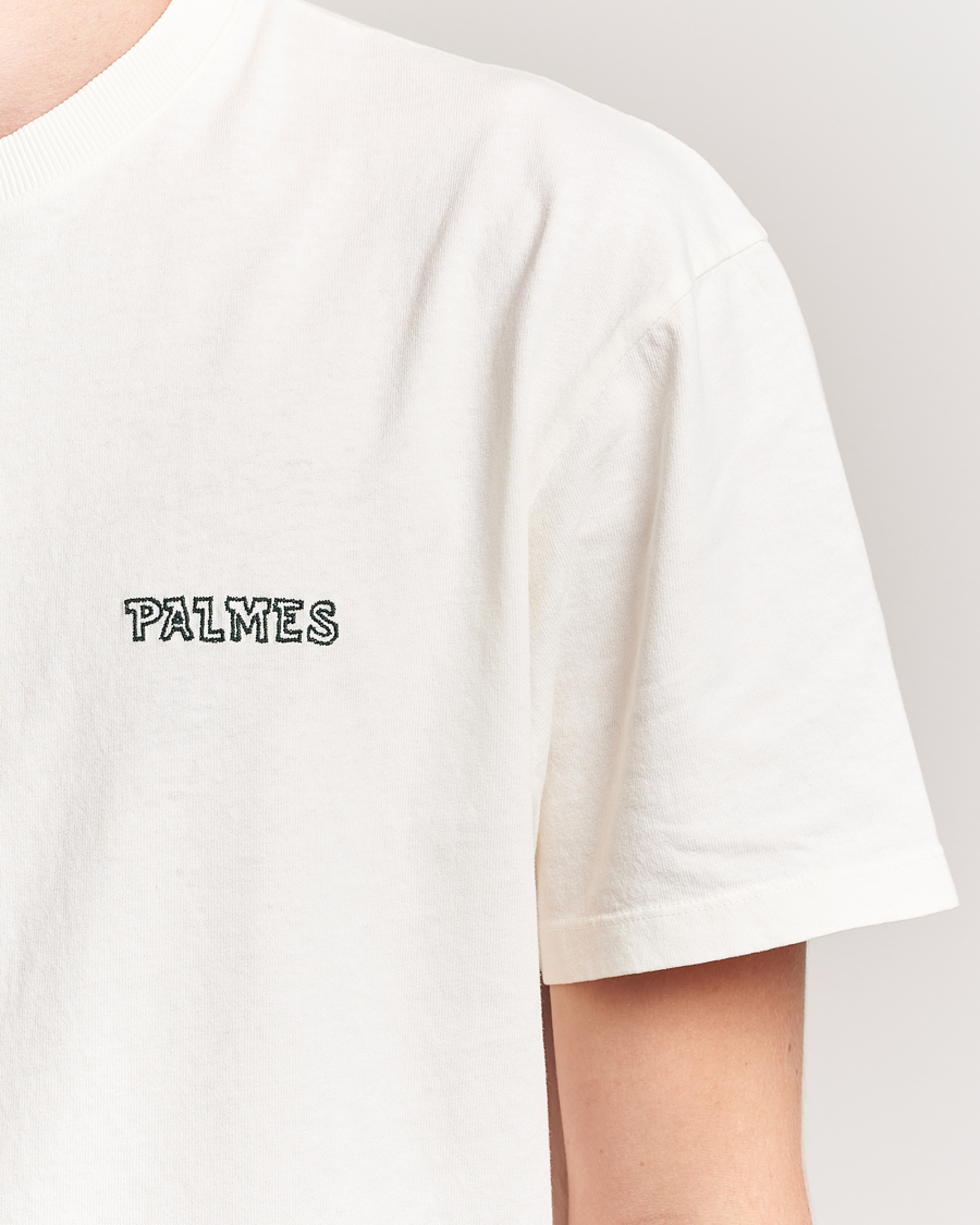 Heren | T-shirts | Palmes | Logo T-Shirt Broken White