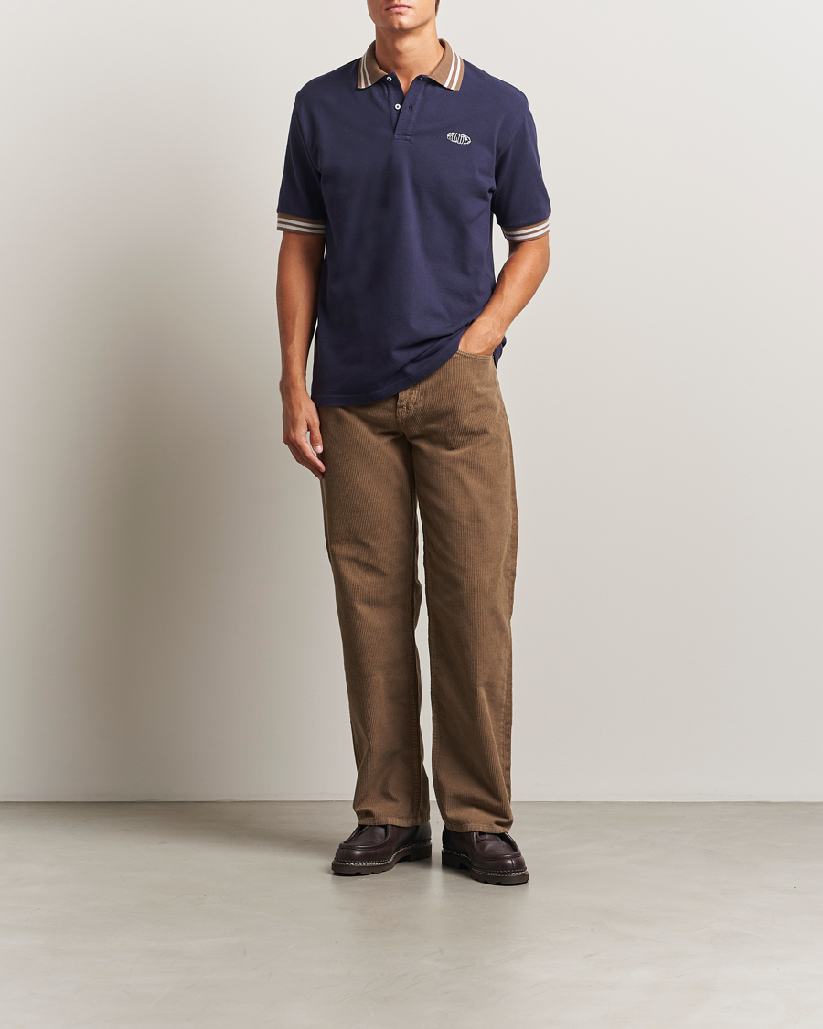 Heren | Polo's | Palmes | Oval Pique Polo Dark Blue