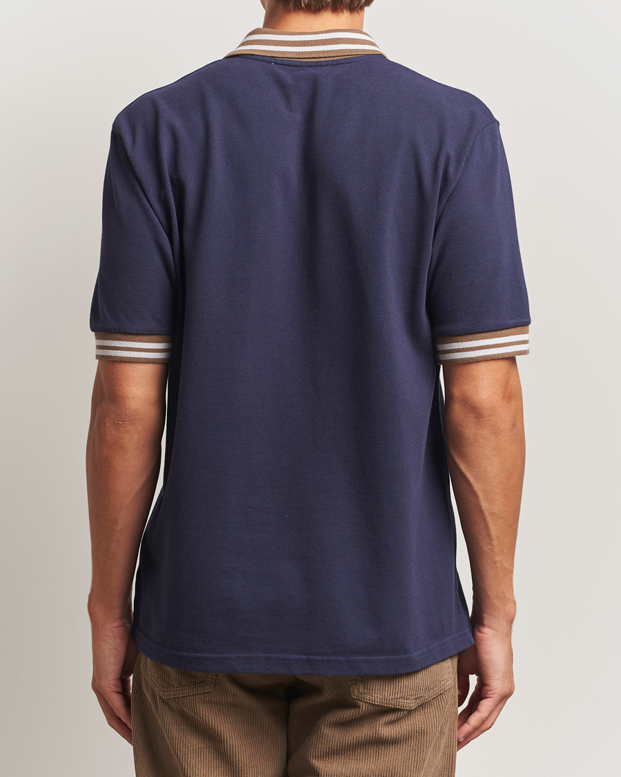 Heren | Polo's | Palmes | Oval Pique Polo Dark Blue
