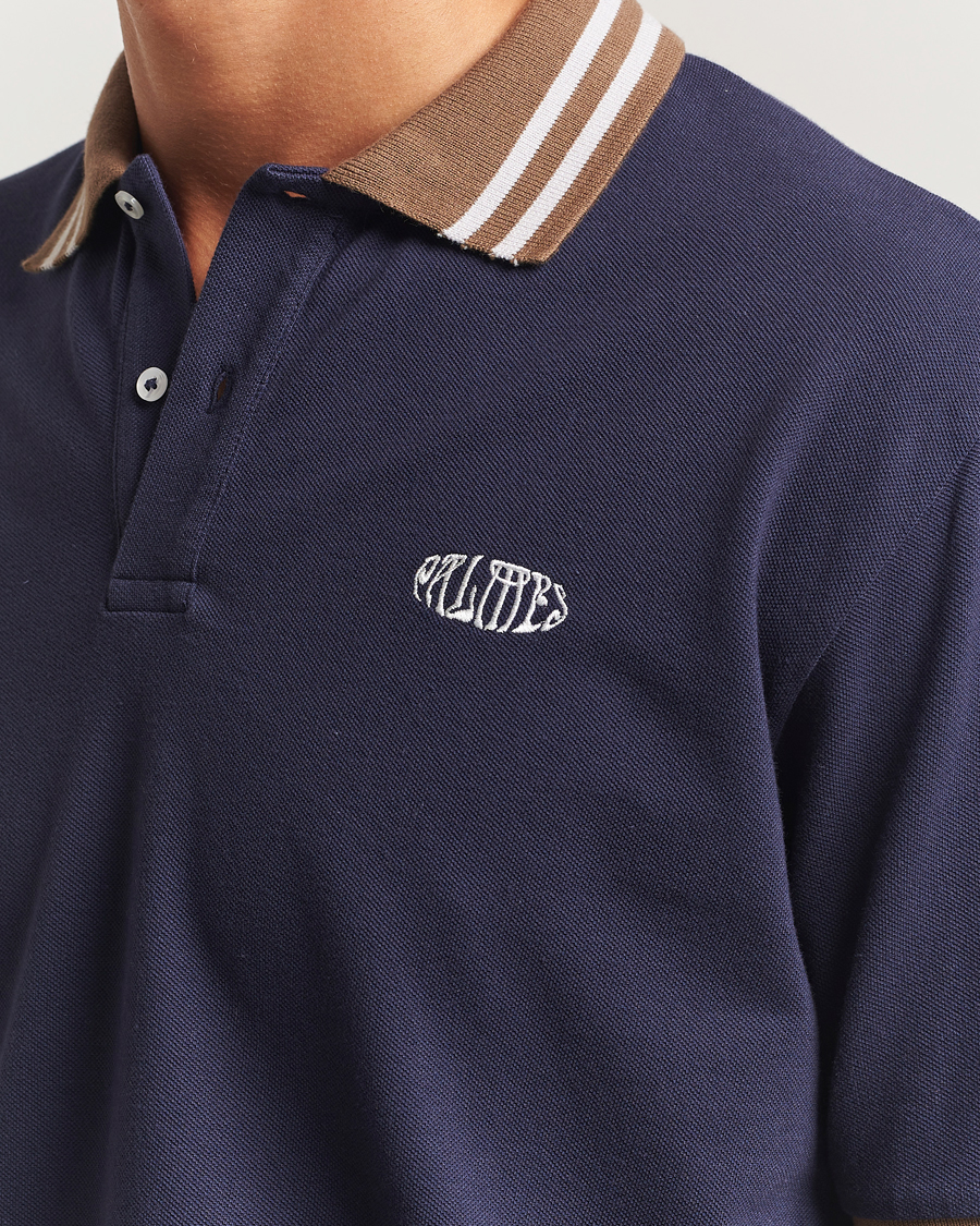 Heren | Polo's | Palmes | Oval Pique Polo Dark Blue