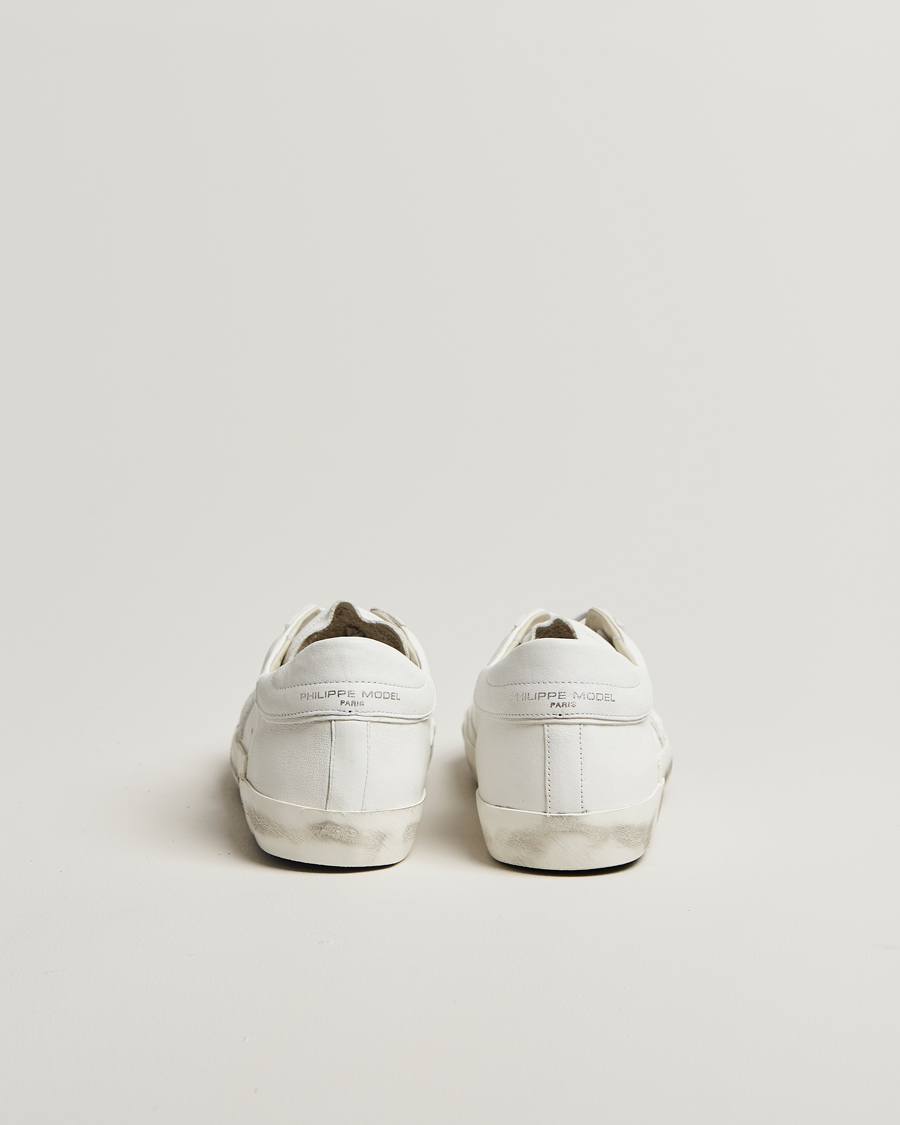 Heren | Sneakers | Philippe Model | Prsx Low Top Leather Sneakers White