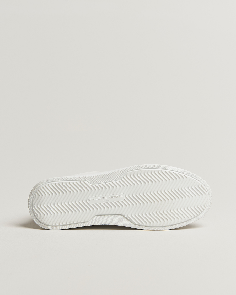Heren | Sneakers | Philippe Model | Temple Low Top Leather Sneakers White/Black