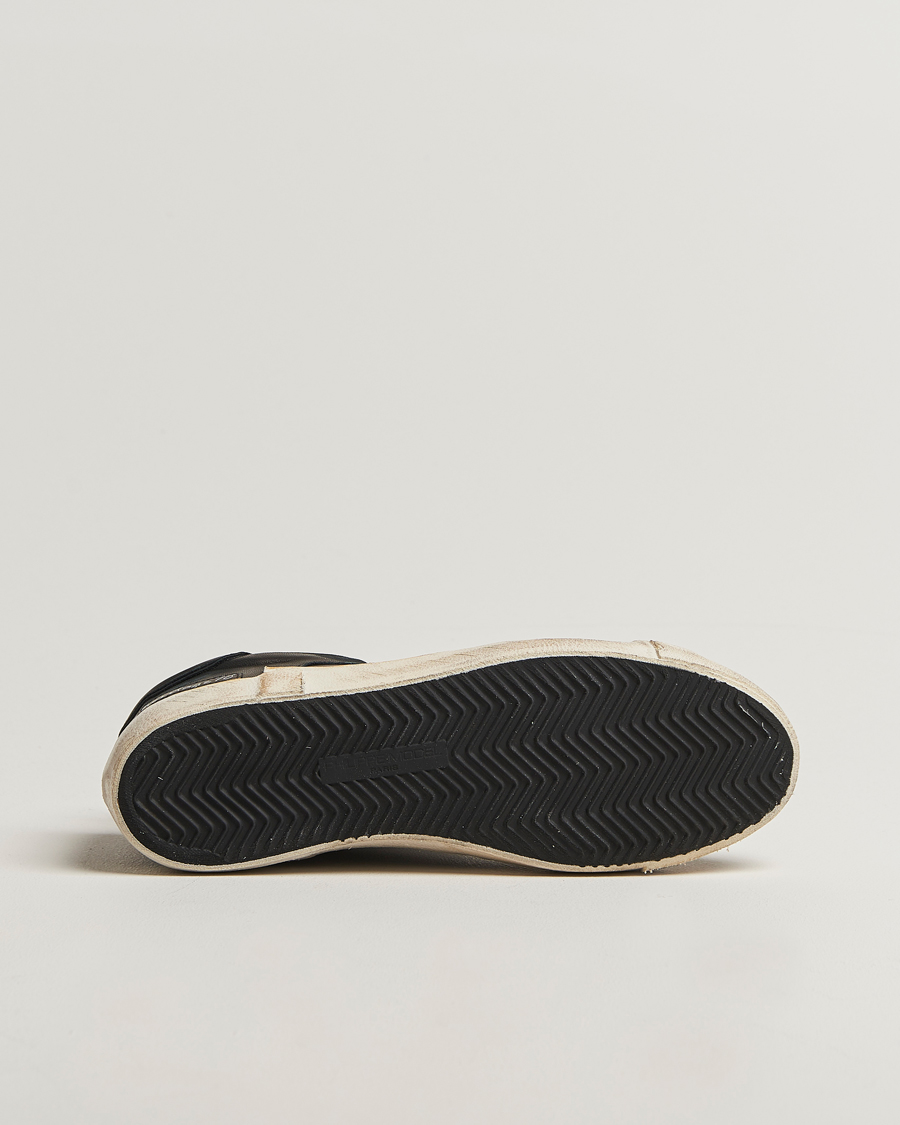 Heren | Sneakers | Philippe Model | Prsx Low Top Vintage Leather Sneakers Black