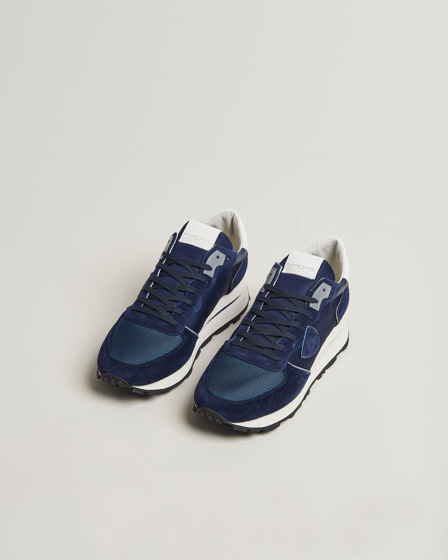 Heren | Sneakers | Philippe Model | Tropez Haute Running Sneakers Navy