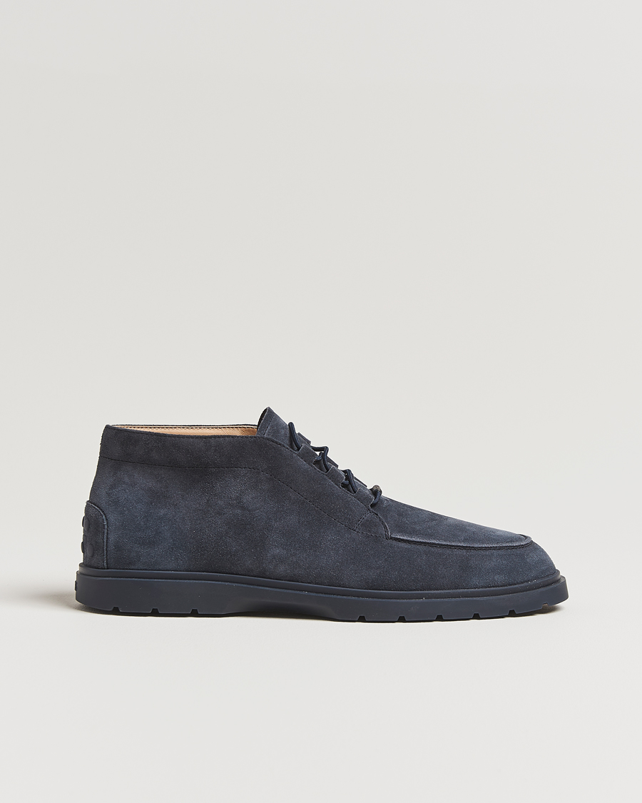  |  | Tod's | Polacco Moc Desert Boots Navy Suede