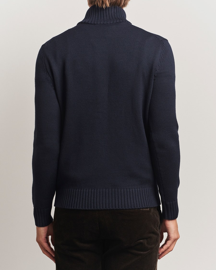 Heren | Truien | Zanone | Virgin Merino Wool Chioto Navy