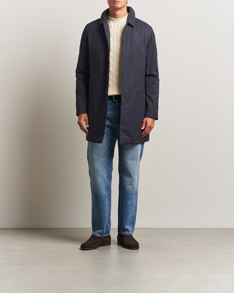 Heren | Jassen | Valstar | Milano Padded Rain Coat Navy