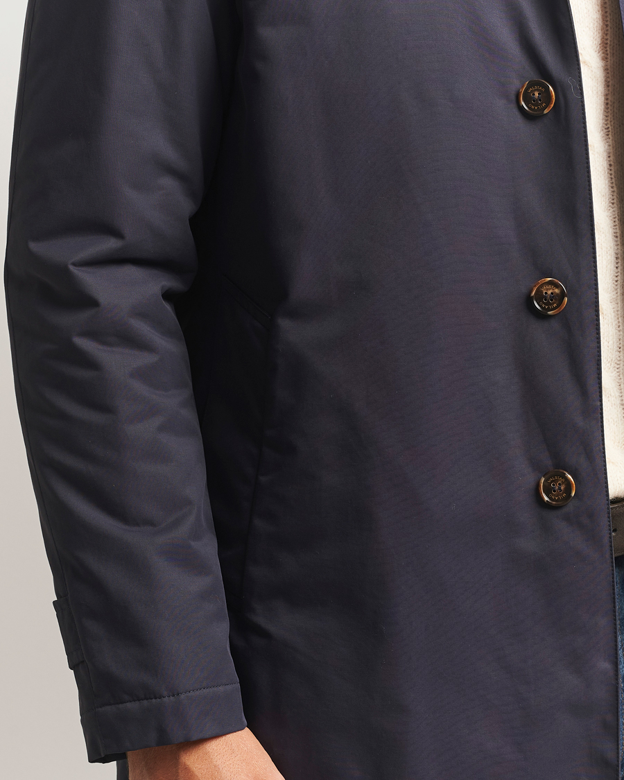 Heren | Jassen | Valstar | Milano Padded Rain Coat Navy