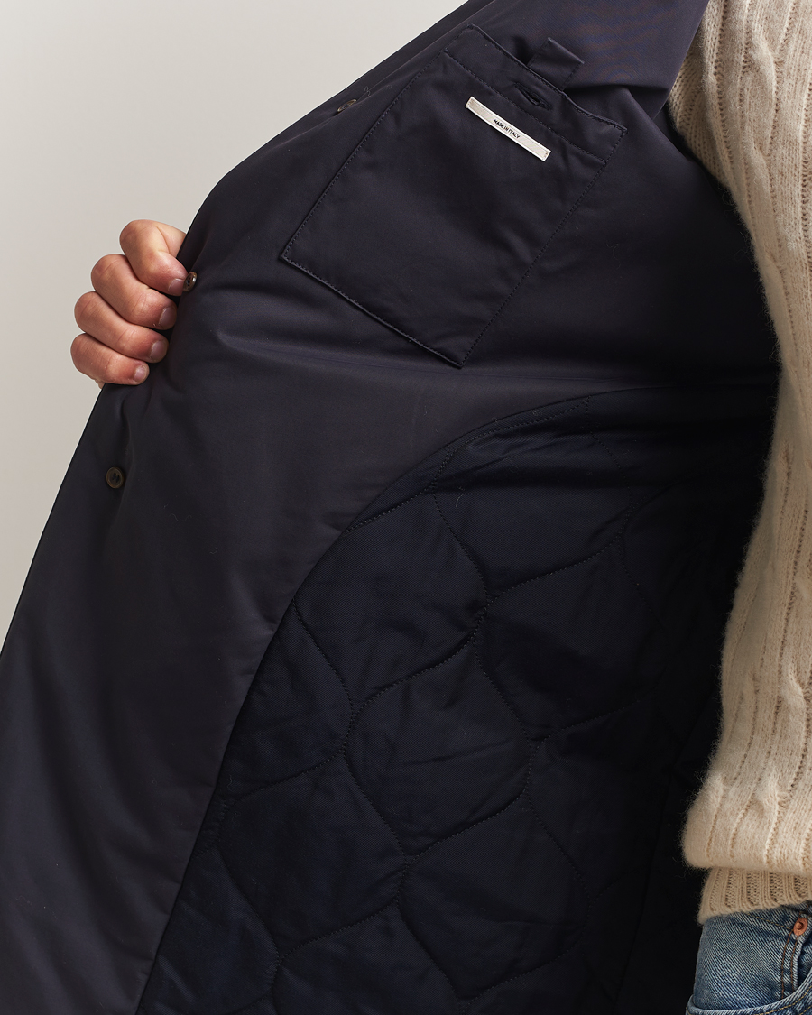 Heren | Jassen | Valstar | Milano Padded Rain Coat Navy