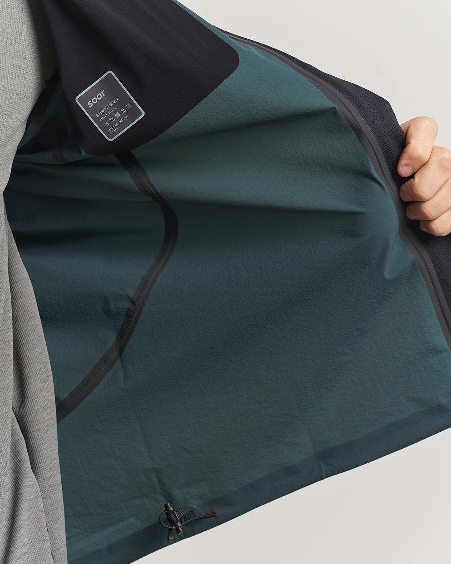 Heren | Jassen | SOAR Running | Rainout Shell Green Gables