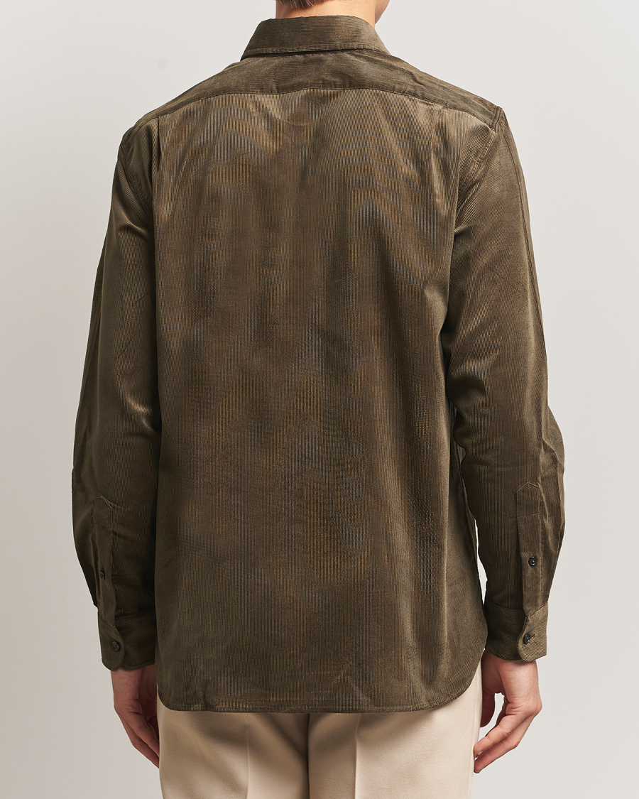 Heren | Overhemden | Ralph Lauren Purple Label | Corduroy Overshirt Loden