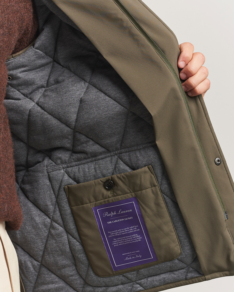 Heren | Jassen | Ralph Lauren Purple Label | Carleton Jacket Olive