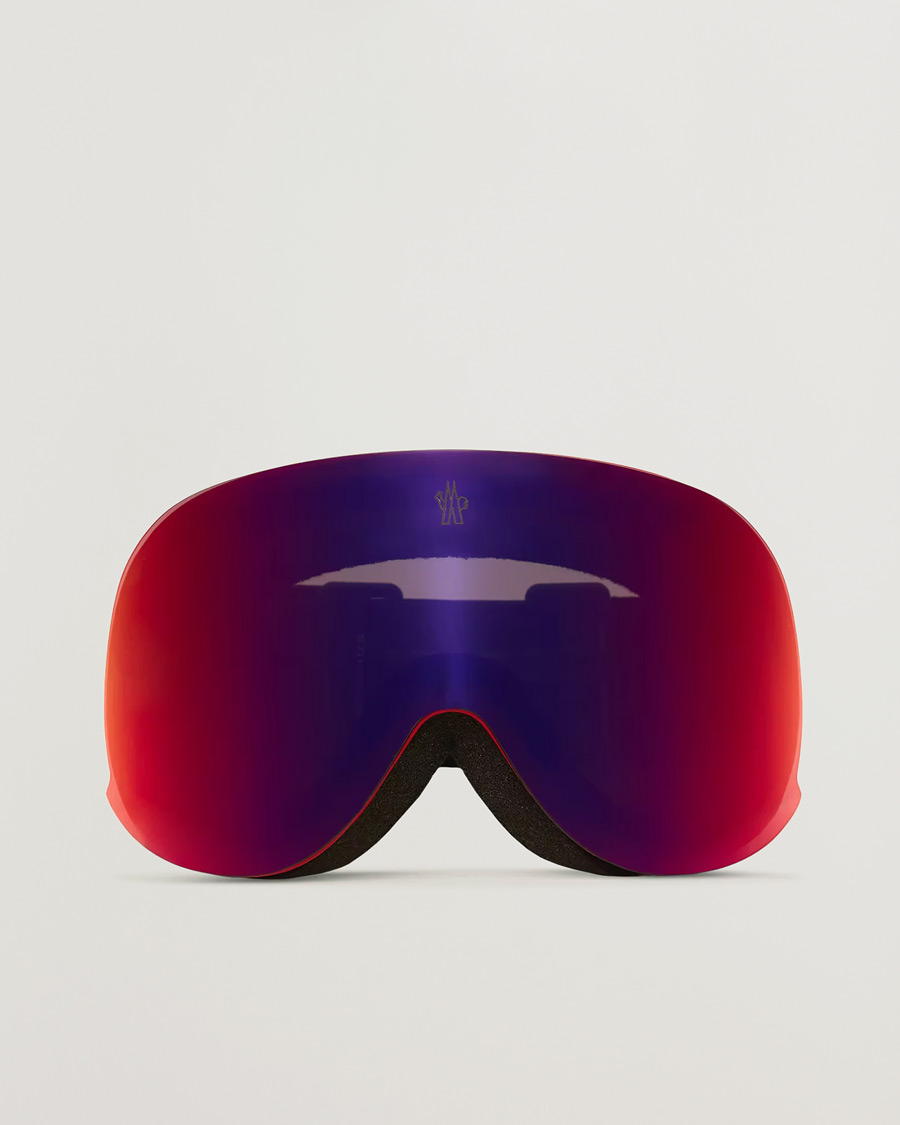 Heren | Zonnebrillen | Moncler Lunettes | Snowflare Ski Goggles Black/Red
