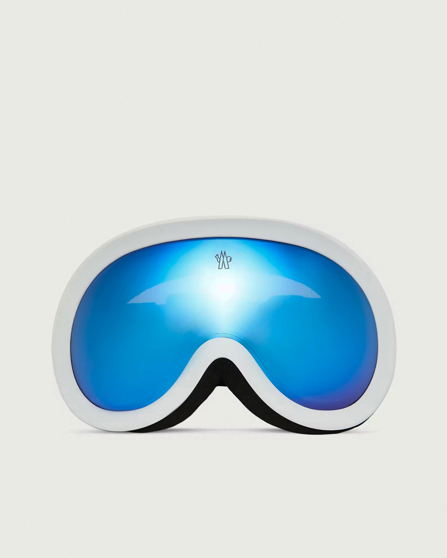 Heren | Zonnebrillen | Moncler Lunettes | 0ME8018 Ski Goggles White/Blue