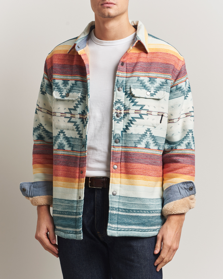 Heren | Truien | Pendleton | Bay City Teddy Lined Shirt Jacket Saltillo Stripe