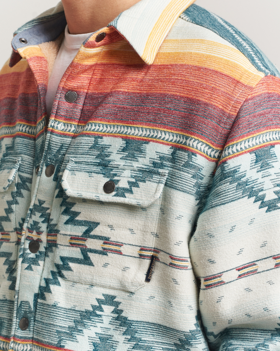 Heren | Truien | Pendleton | Bay City Teddy Lined Shirt Jacket Saltillo Stripe