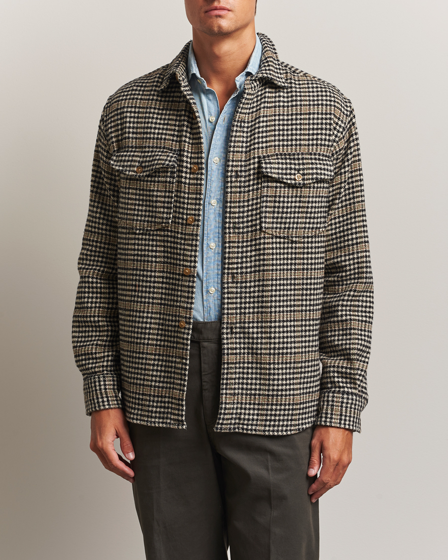 Heren | Overhemden | Pendleton | Big Pocket Shirt White Check