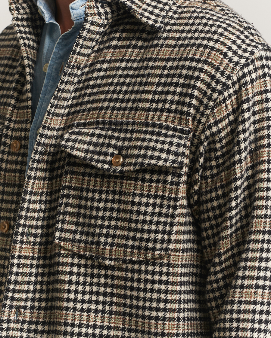 Heren | Overhemden | Pendleton | Big Pocket Shirt White Check