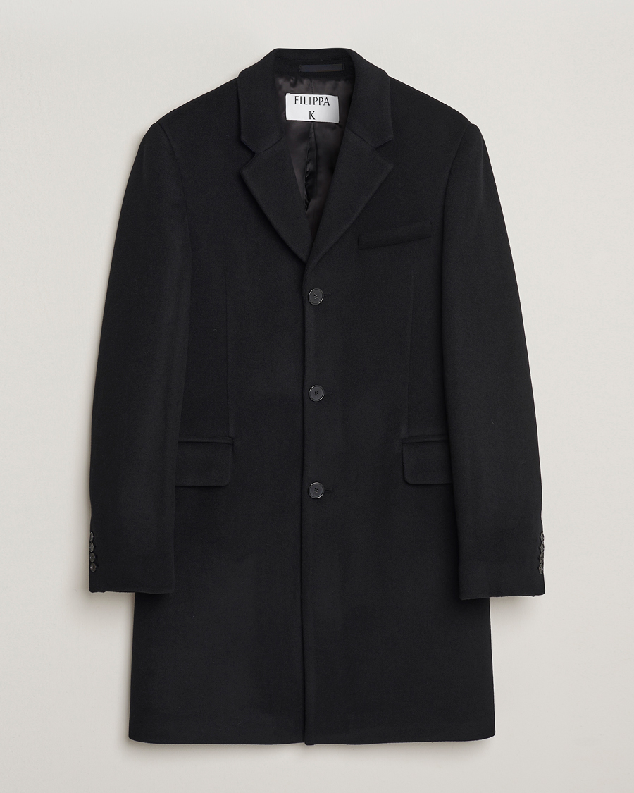 Heren | Jassen | Filippa K | William Wool Coat Black