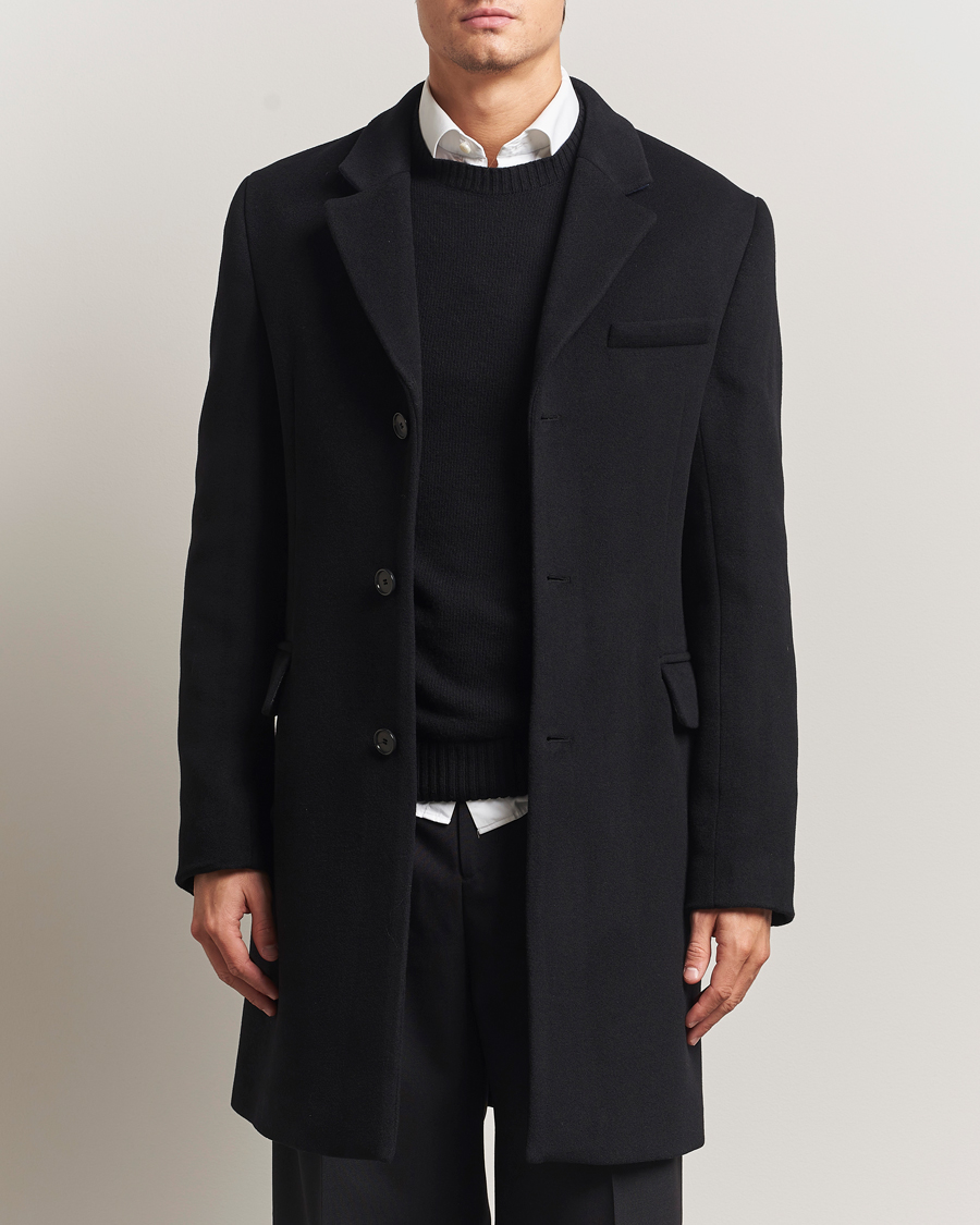 Heren | Jassen | Filippa K | William Wool Coat Black