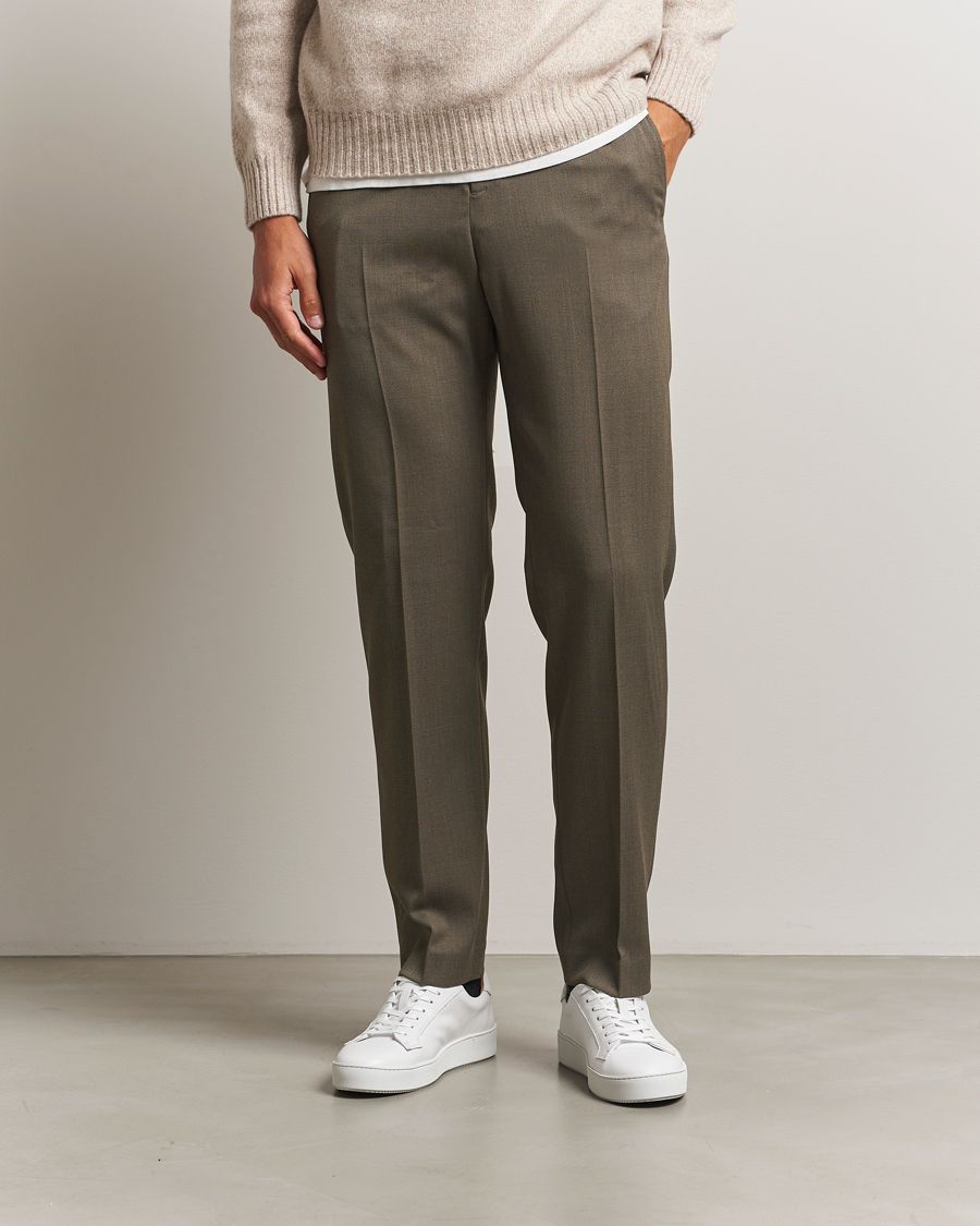 Heren | Broeken | Filippa K | Troy Tailored Drawstring Trousers Driftwood